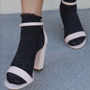 Pink/ salmon heels